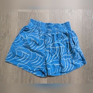 Tea Collection Blue Patterned Girl's Shorts - 7 - Preloved
